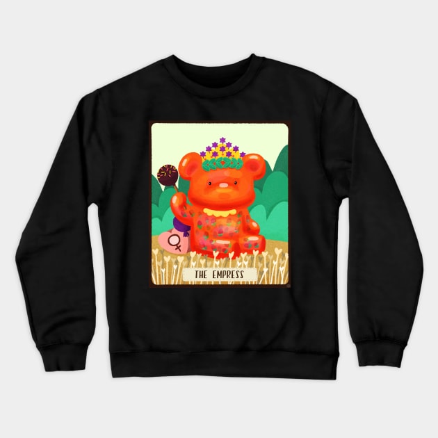 Dessert Tarot card-The Empress Crewneck Sweatshirt by BBvineart